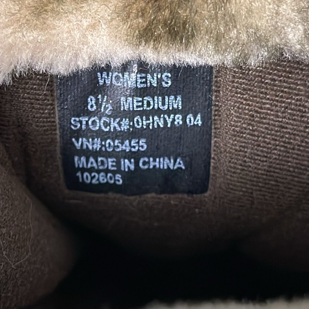 L. L. Bean Faux Fur Winter Snow Bootss Size 8.5 Brown - Picture 7 of 16